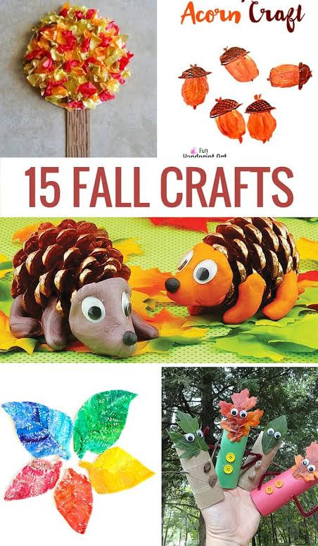 Fun Fall Crafts
 15 Fun Fall Crafts for Kids To Make To her