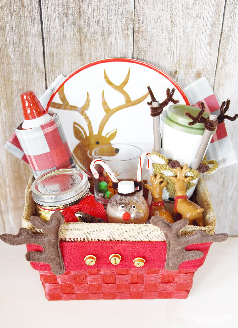 Fun Gift Basket Ideas
 Reindeer Gift Basket Sprinkle Some Fun