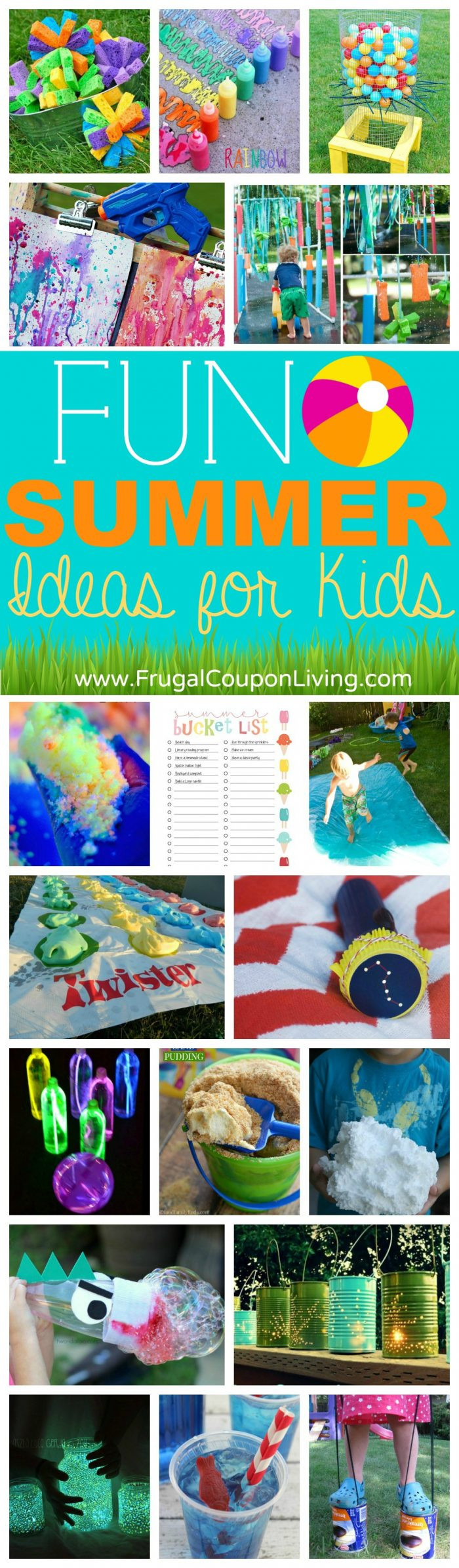 Fun Ideas For Kids
 DIY Summer Fun Ideas for Kids