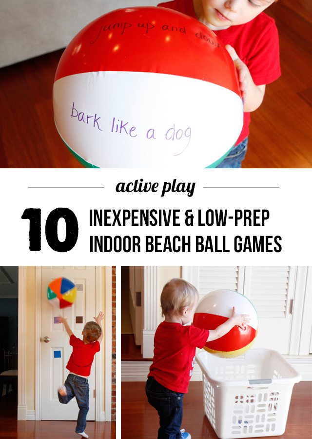 Fun Indoor Games For Kids
 10 Brilliant Indoor Play Ideas Using a Beach Ball Modern