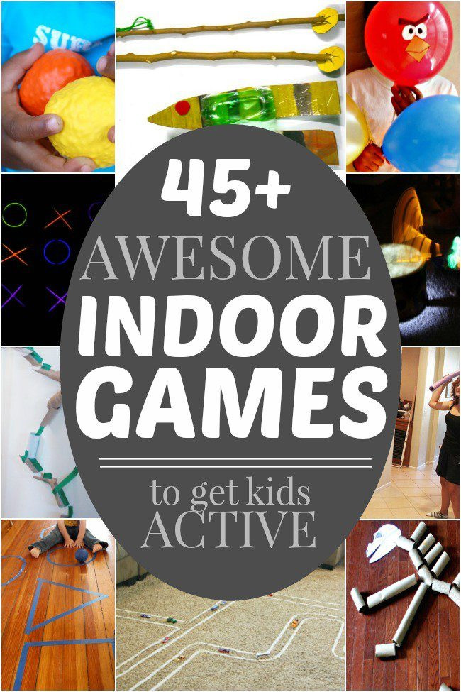 Fun Indoor Games For Kids
 45 Active Indoor Games to Get Kids Active Homeschool