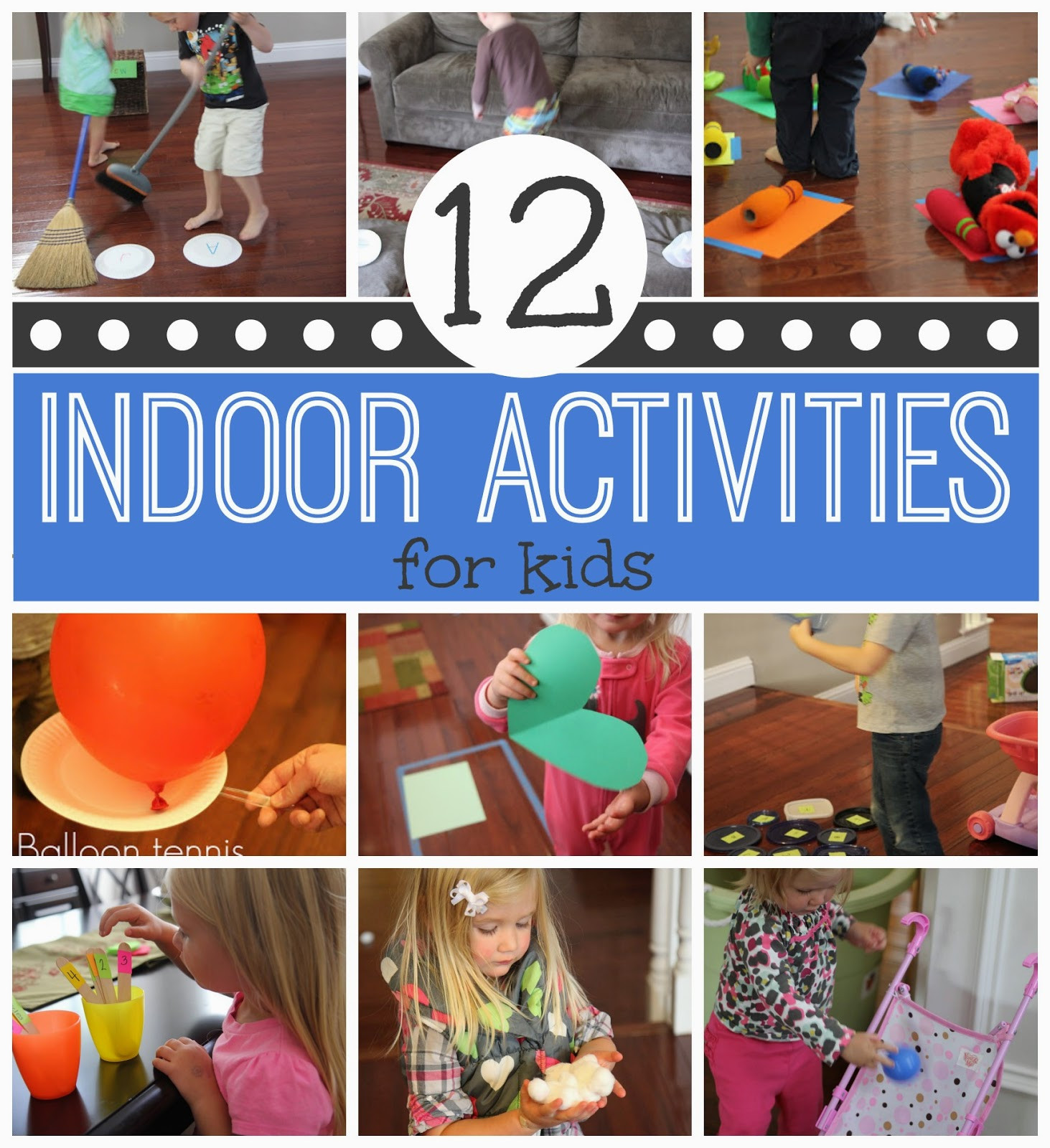 Fun Indoor Games For Kids
 Toddler Approved 12 Active Indoor Activities for Kids