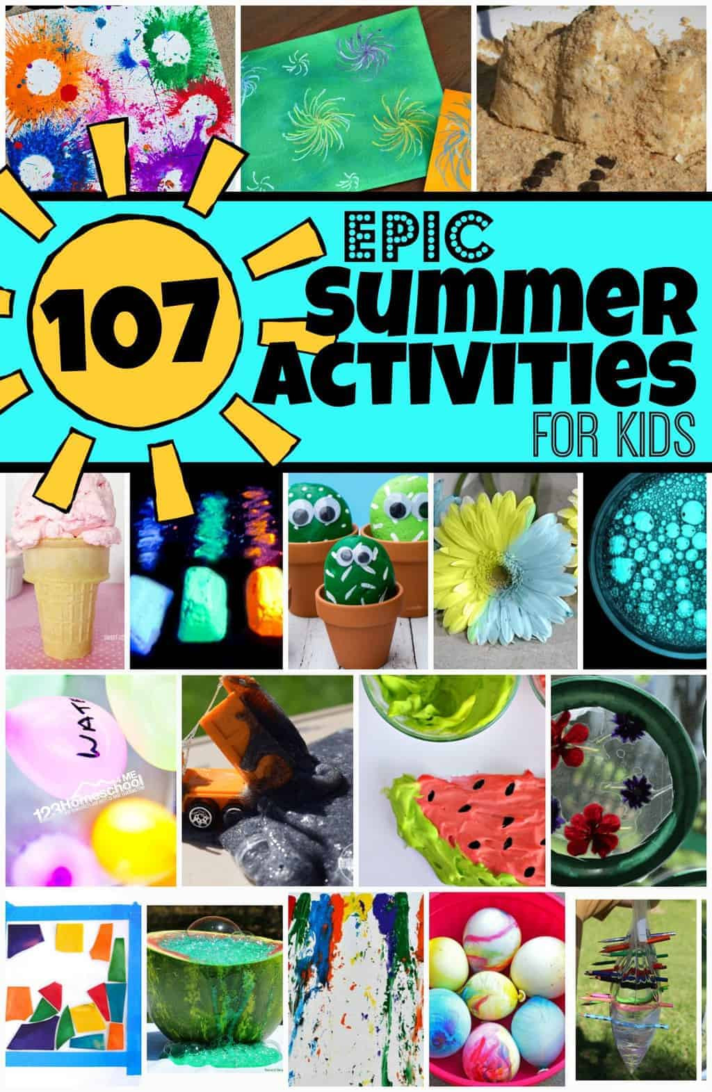 Fun Kids Projects
 107 EPIC Summer Activities for Kids to add to your