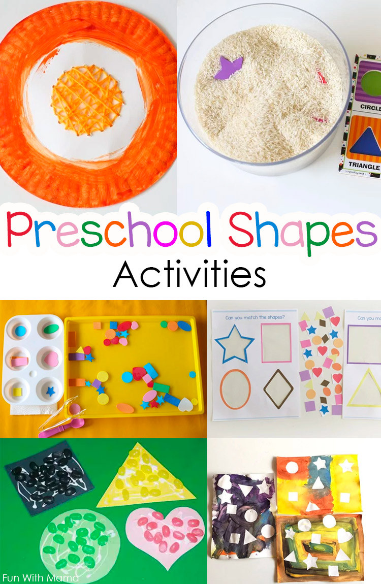 Fun Projects For Preschoolers
 Colors and Shapes Activities For Preschoolers Fun with Mama