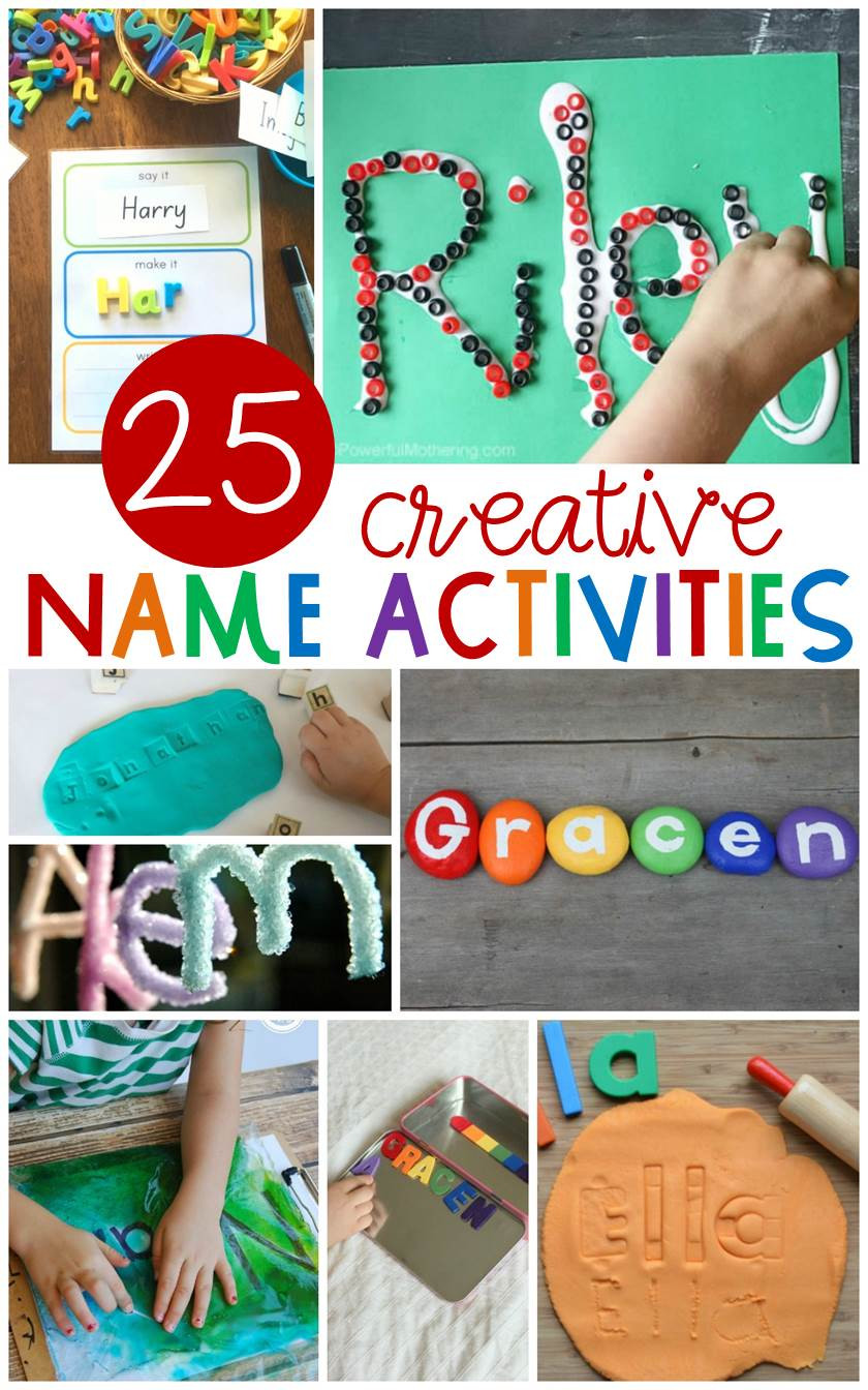 Fun Projects For Preschoolers
 Creative and Fun Name Activities for Early Learners