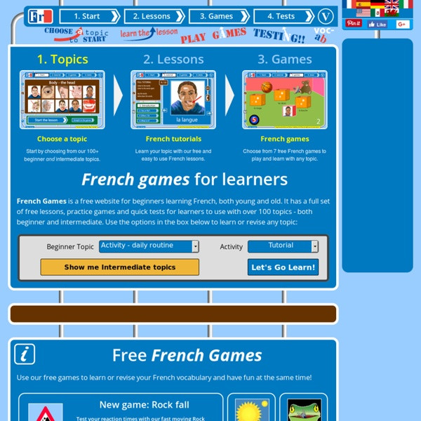 Fun Websites For Adults
 Fun French learner games lessons website for kids