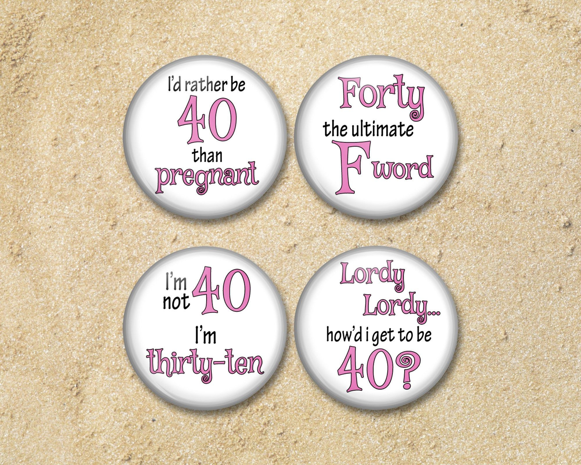 Funny 40th Birthday Gifts For Her
 40th Birthday Gift 40th Birthday Magnets Funny Gift