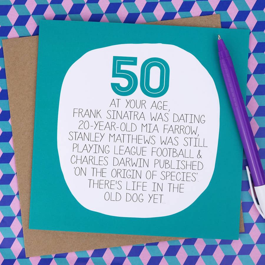 Funny 50th Birthday Cards
 by your age… funny 50th birthday card by paper plane