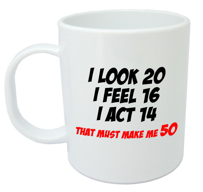Funny 50Th Birthday Gift Ideas
 Makes Me 50 Mug Funny 50th Birthday Gifts Presents for