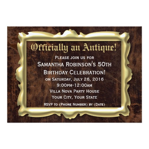 Funny 50th Birthday Invitations
 Funny 50th Birthday Party Invitations Wording — FREE