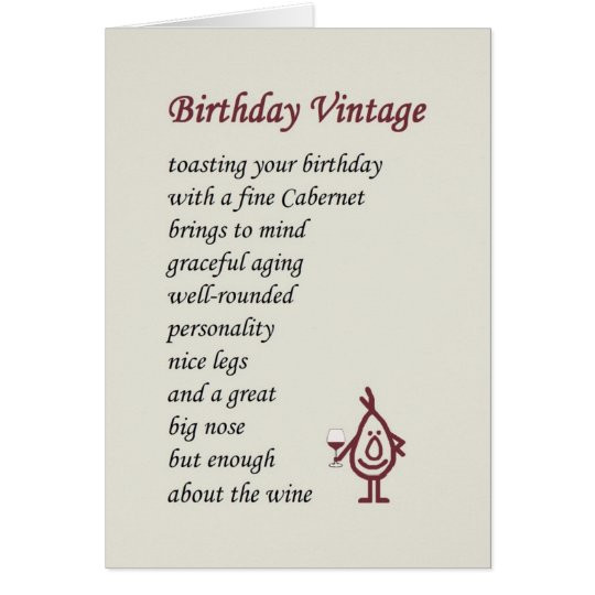 Funny 50th Birthday Poems
 Your Half Century a funny 50th birthday poem Card
