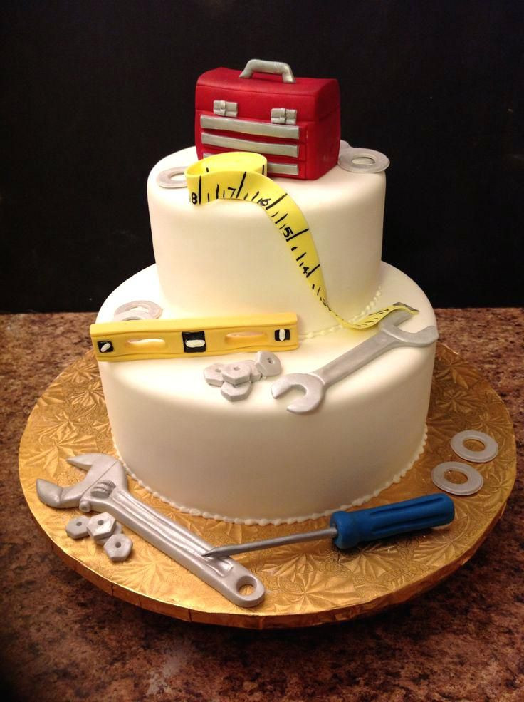 Funny Birthday Cakes For Guys
 22 best Woodworking cakes images on Pinterest