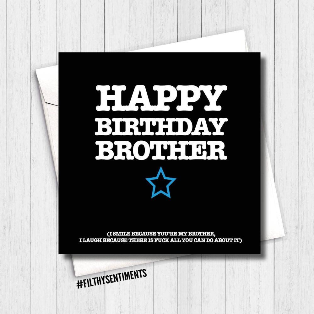 Funny Birthday Card For Brother
 brother funny card funny birthday card