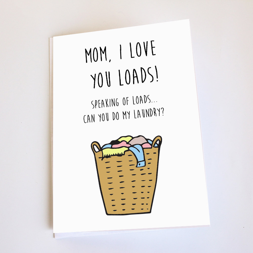 Funny Birthday Card For Mom
 Funny card for Mom Happy Birthday Happy Mother s Day or