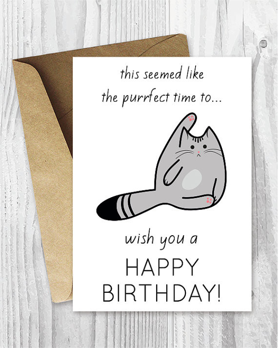 Funny Birthday Card Printable
 Funny Birthday Cards Printable Birthday Cards Funny Cat