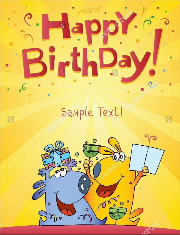 Funny Birthday Card Template
 33 Birthday Card Templates in PSD