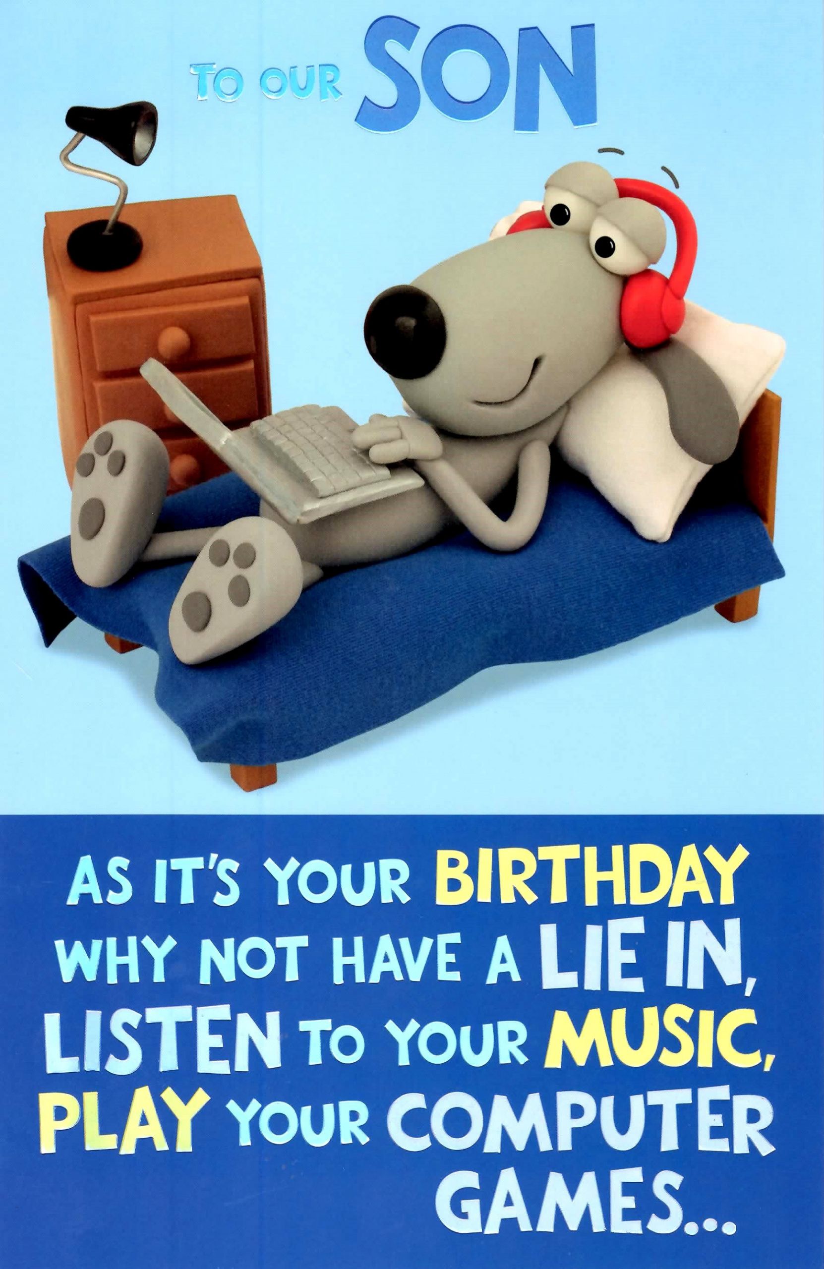 Funny Birthday Cards For Son
 Cute Funny To Our Son Birthday Greeting Card