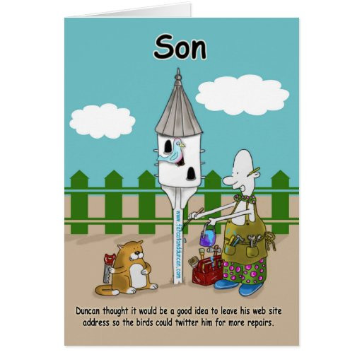 Funny Birthday Cards For Son
 me funny Son Birthday card