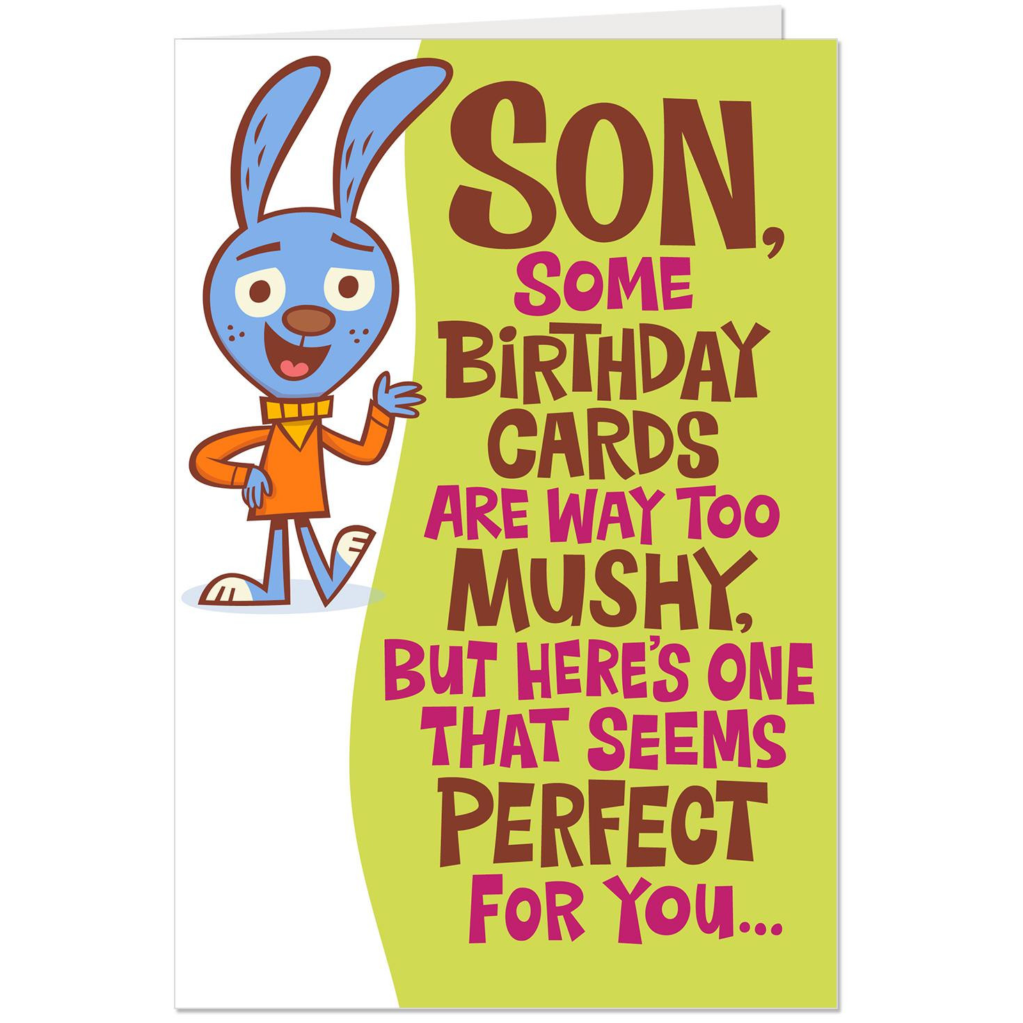 Funny Birthday Cards For Son
 Love Fist Bump Funny Pop Up Birthday Card for Son