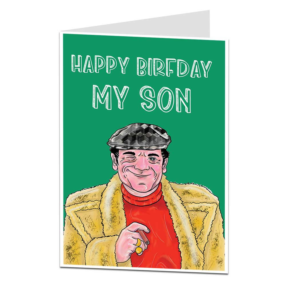 Funny Birthday Cards For Son
 Funny Happy Birthday Card For Son 30th 40th 50th
