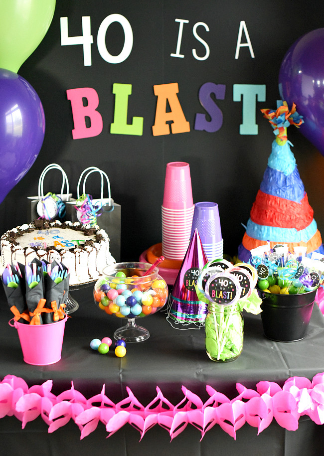 Funny Birthday Ideas
 40th Birthday Party 40 is a Blast – Fun Squared