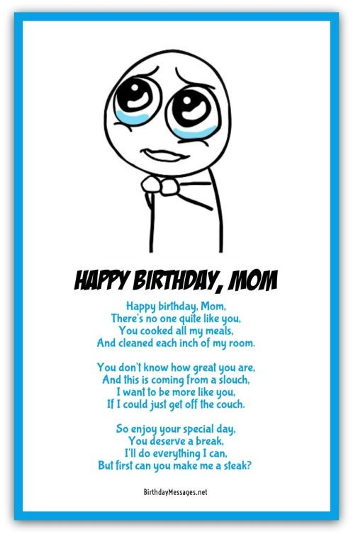 Funny Birthday Poems
 Funny Birthday Poems Page 3