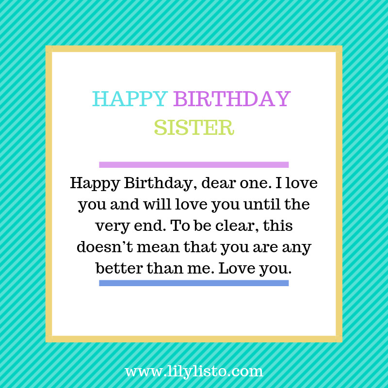 Funny Birthday Poems For Sister
 Funny Birthday Wishes for Younger Sister Little Sister