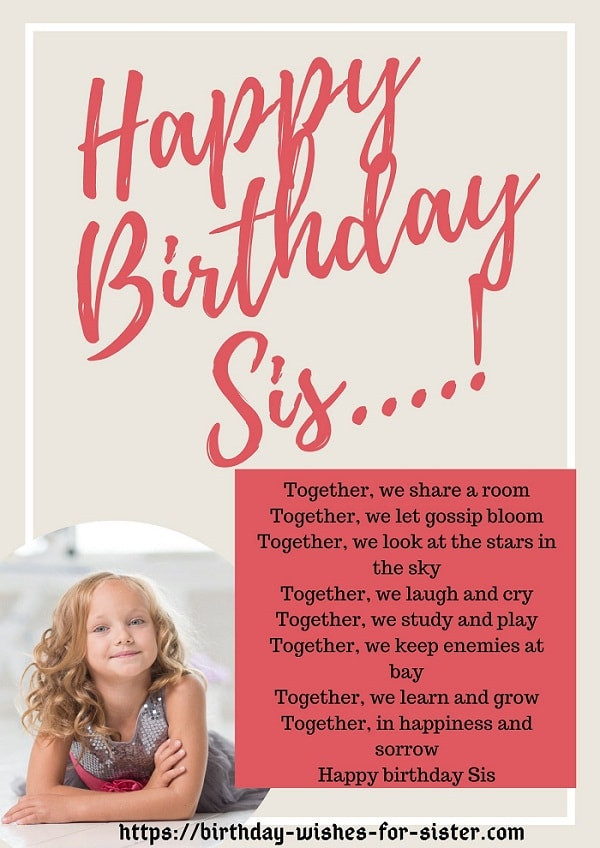 Funny Birthday Poems For Sister
 41 Improved Happy Birthday Poems for Sister You Won t