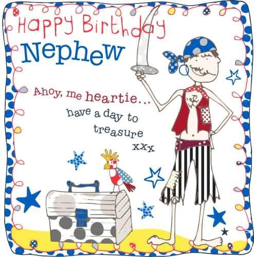 Funny Birthday Wishes For Nephew
 Happy Birthday Nephew Cute Birthday Greeting Card