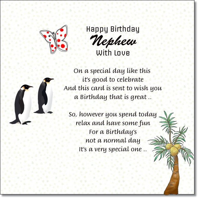 Funny Birthday Wishes For Nephew
 Nephew Happy Birthday Messages from Aunt and Uncle