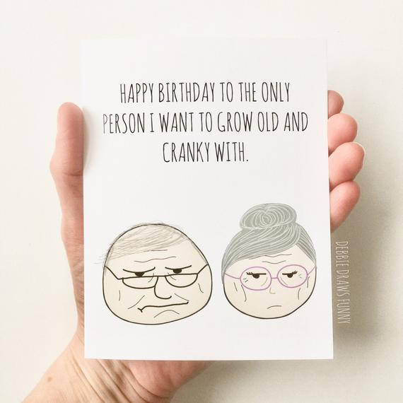 Funny Birthday Wishes To Husband
 Funny Birthday Card for Husband Funny Birthday Card for