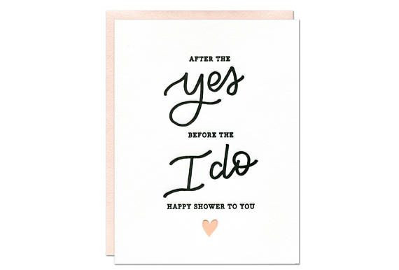 Funny Bridal Shower Quotes For Cards
 Happy Bridal Shower Card Wedding Shower Card Bride to