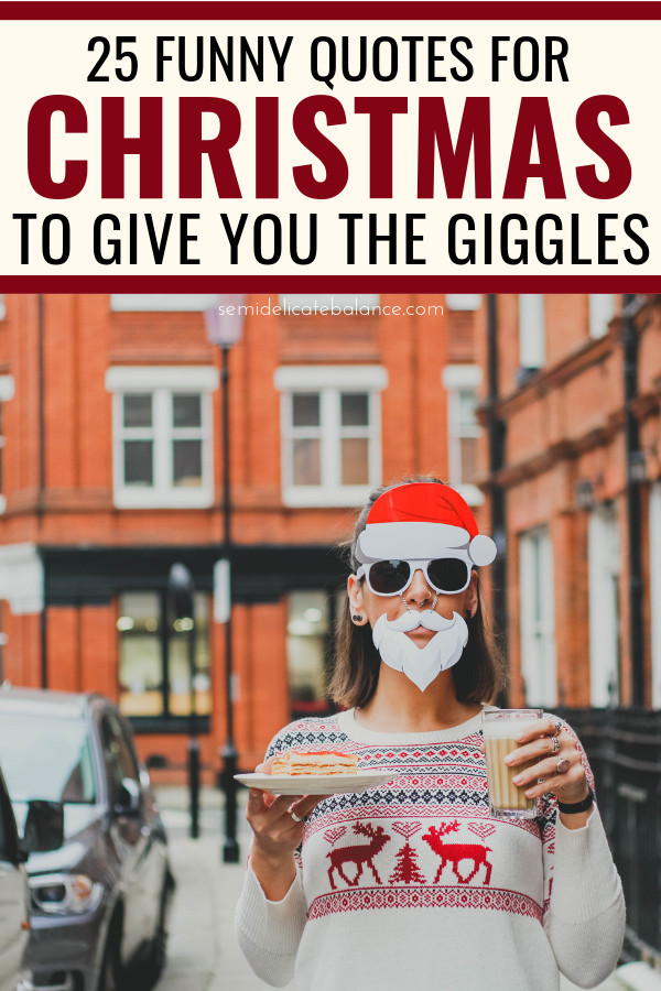 Funny Christmas Quote
 25 Funny Christmas Quotes To Give You The Giggles This