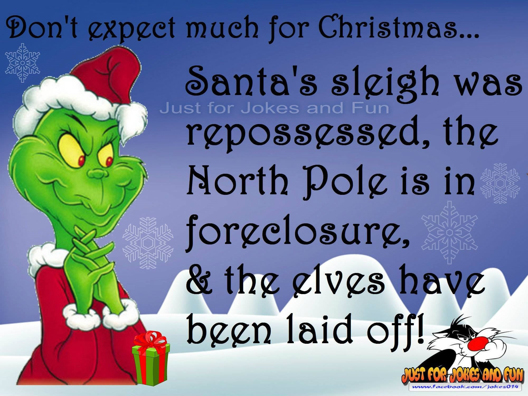 Funny Christmas Quotes Sayings
 Funny Christmas Quote With The Grinch s
