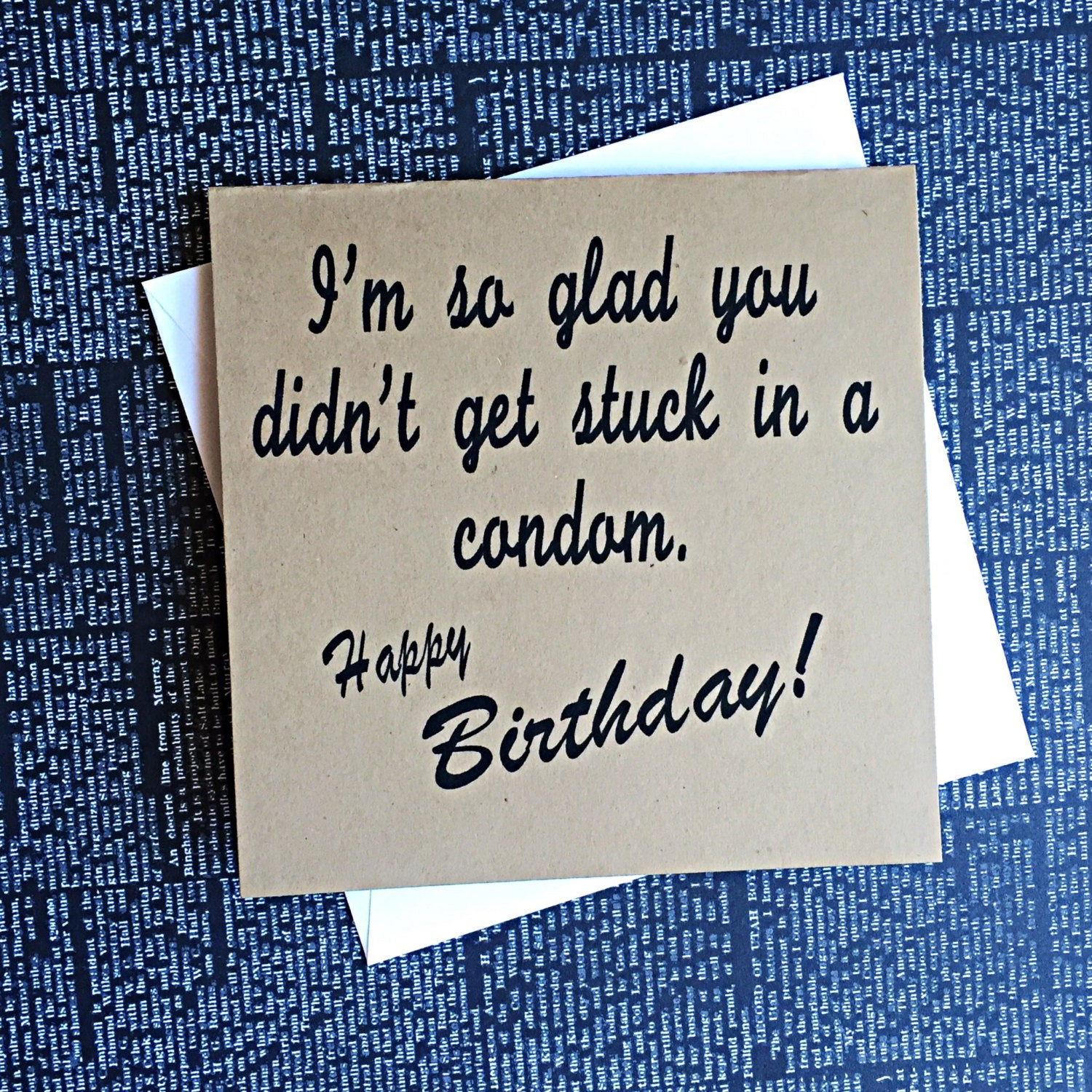 Funny Dirty Birthday Cards
 Funny Naughty birthday card greeting card dirty birthday