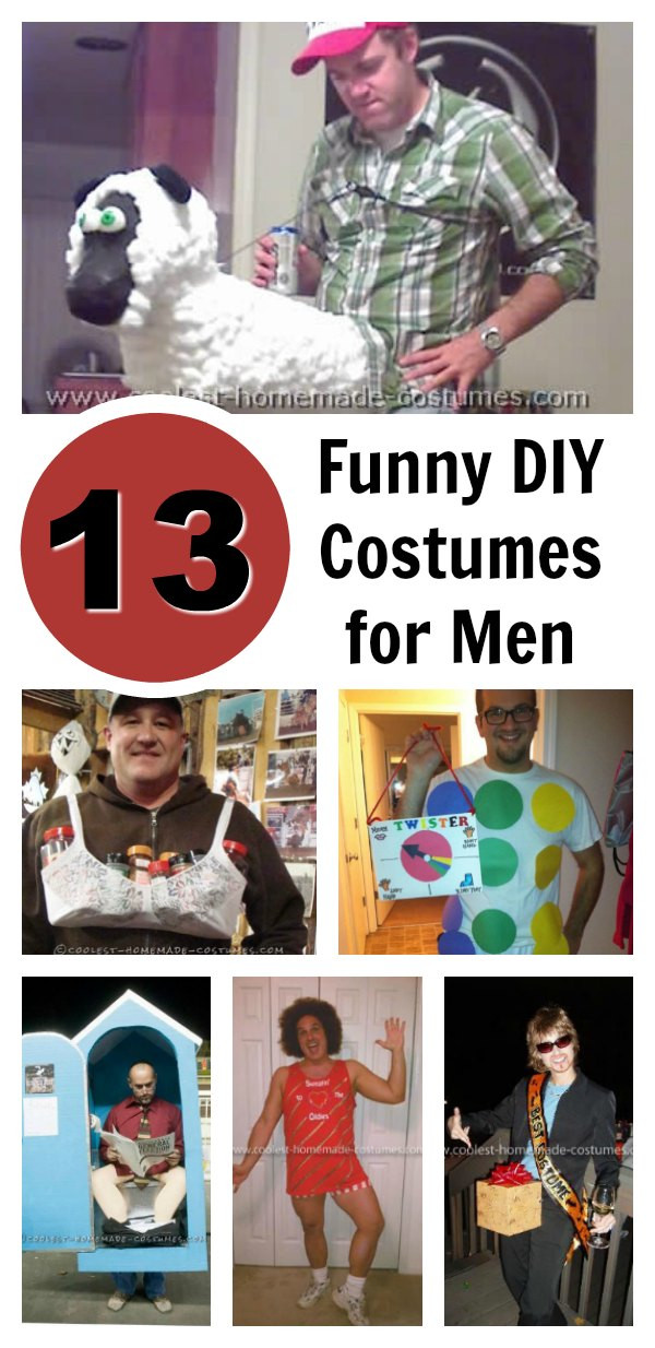 Funny DIY Costumes
 Top 13 DIY Funny Adult Halloween Costumes for Men