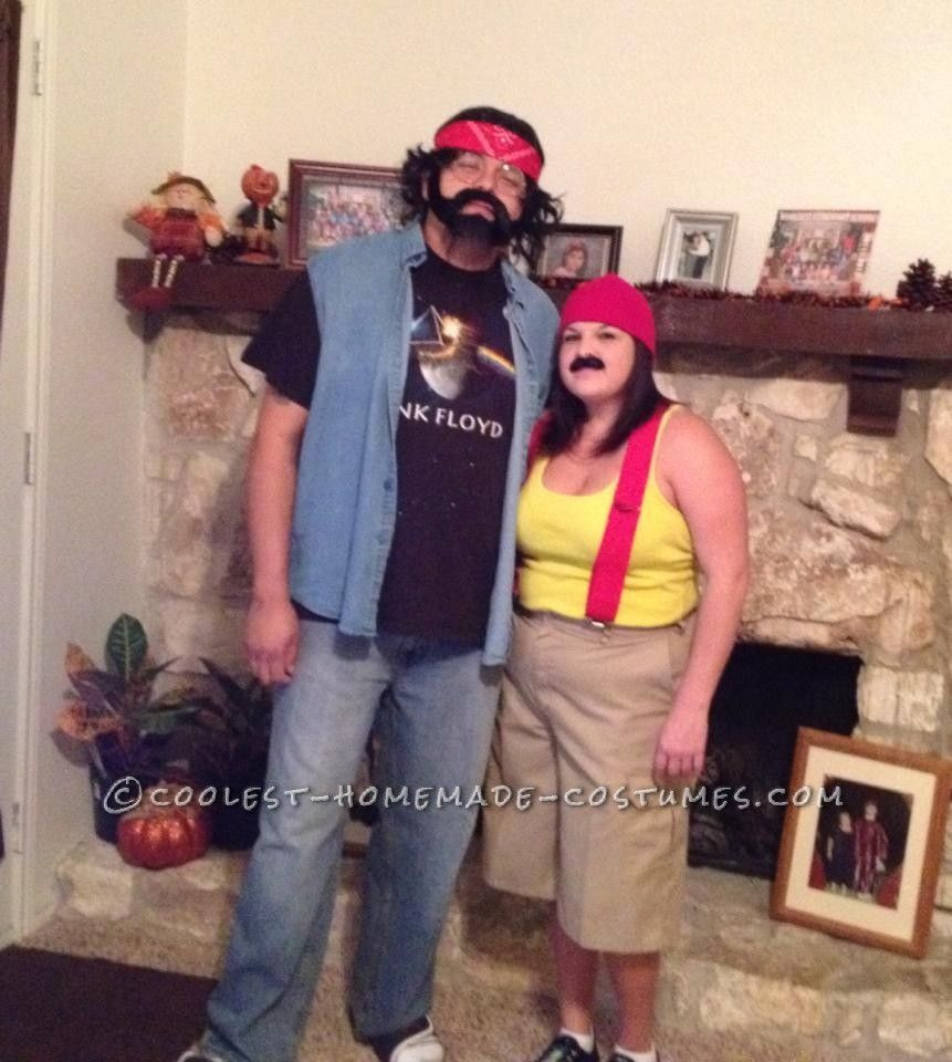 Funny DIY Couples Costumes
 Funny Last Minute Couples Costume Idea Cheech and Chong