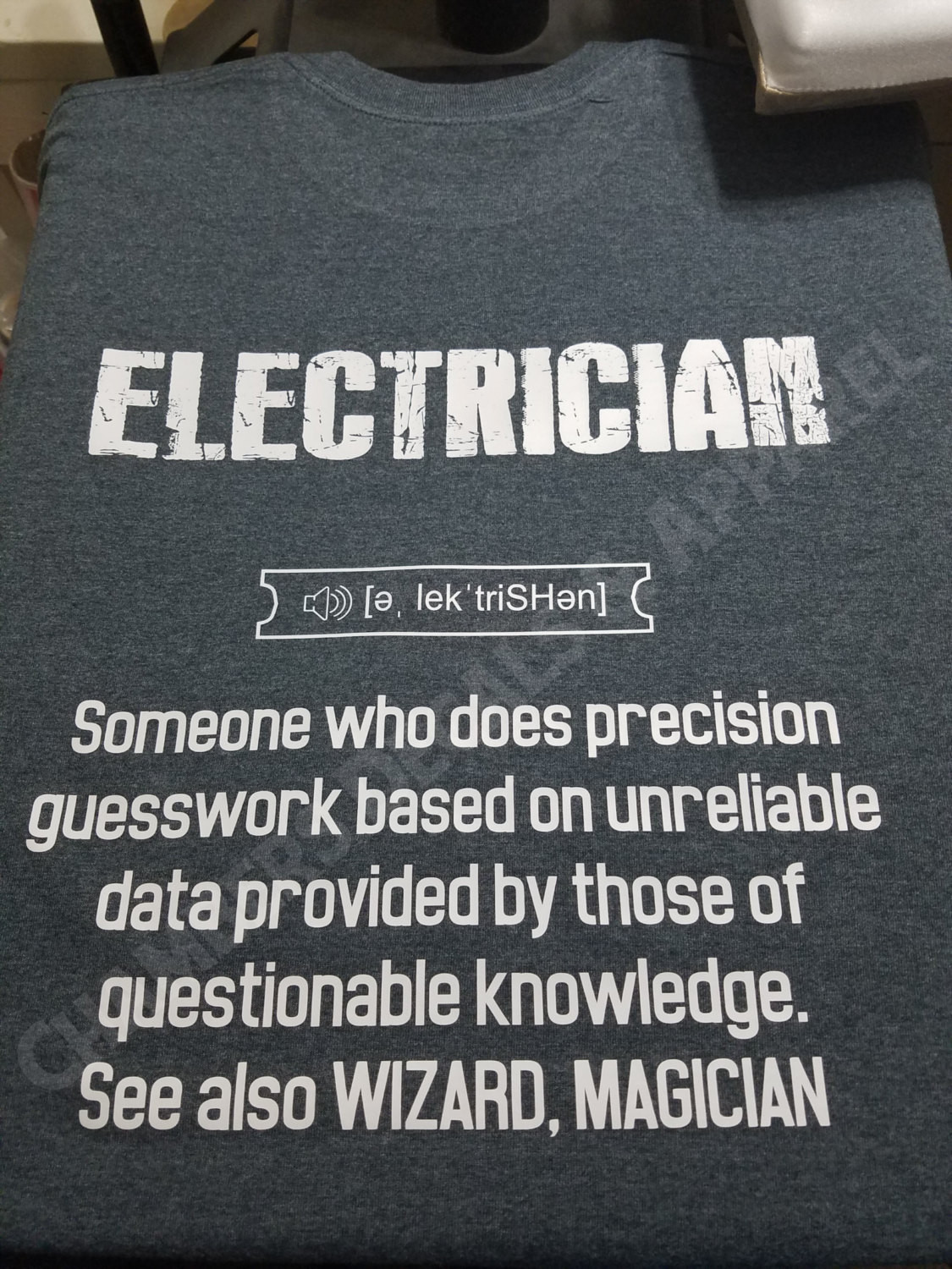 Funny Electrician Quotes
 Magician Electrician Tee