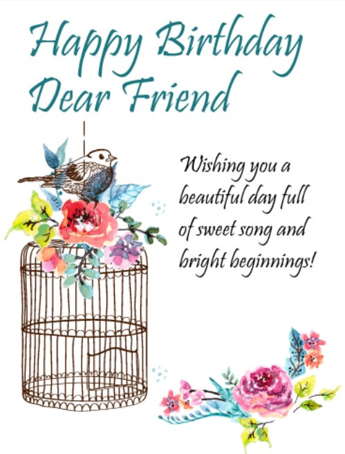 Funny Friend Birthday Wishes
 50 Best Happy Birthday Greetings to a Friend Quotes Yard