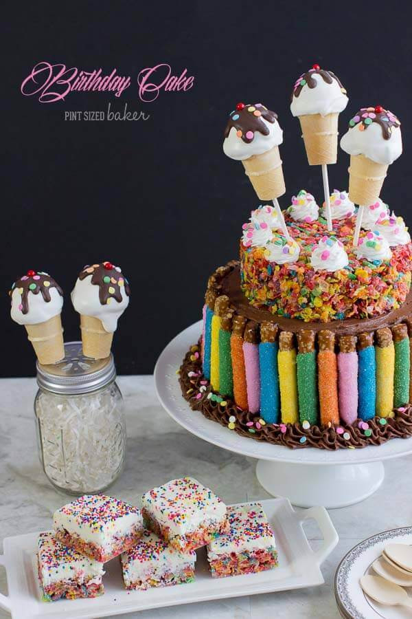 Funny Happy Birthday Cake
 Rich Butter Cake with Chocolate Frosting Recipe