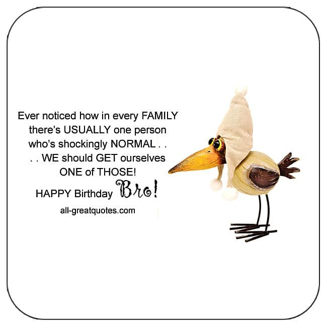 Funny Happy Birthday Quotes For Brother
 Happy Birthday Brother Birthday Wishes For Brother
