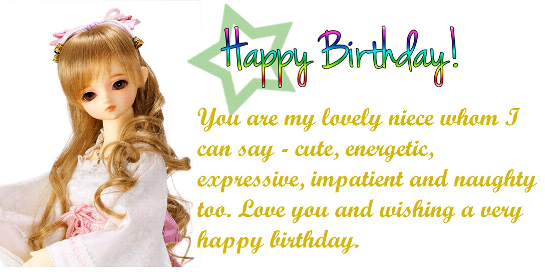 Funny Happy Birthday Quotes For Niece
 50 Niece Birthday Quotes and