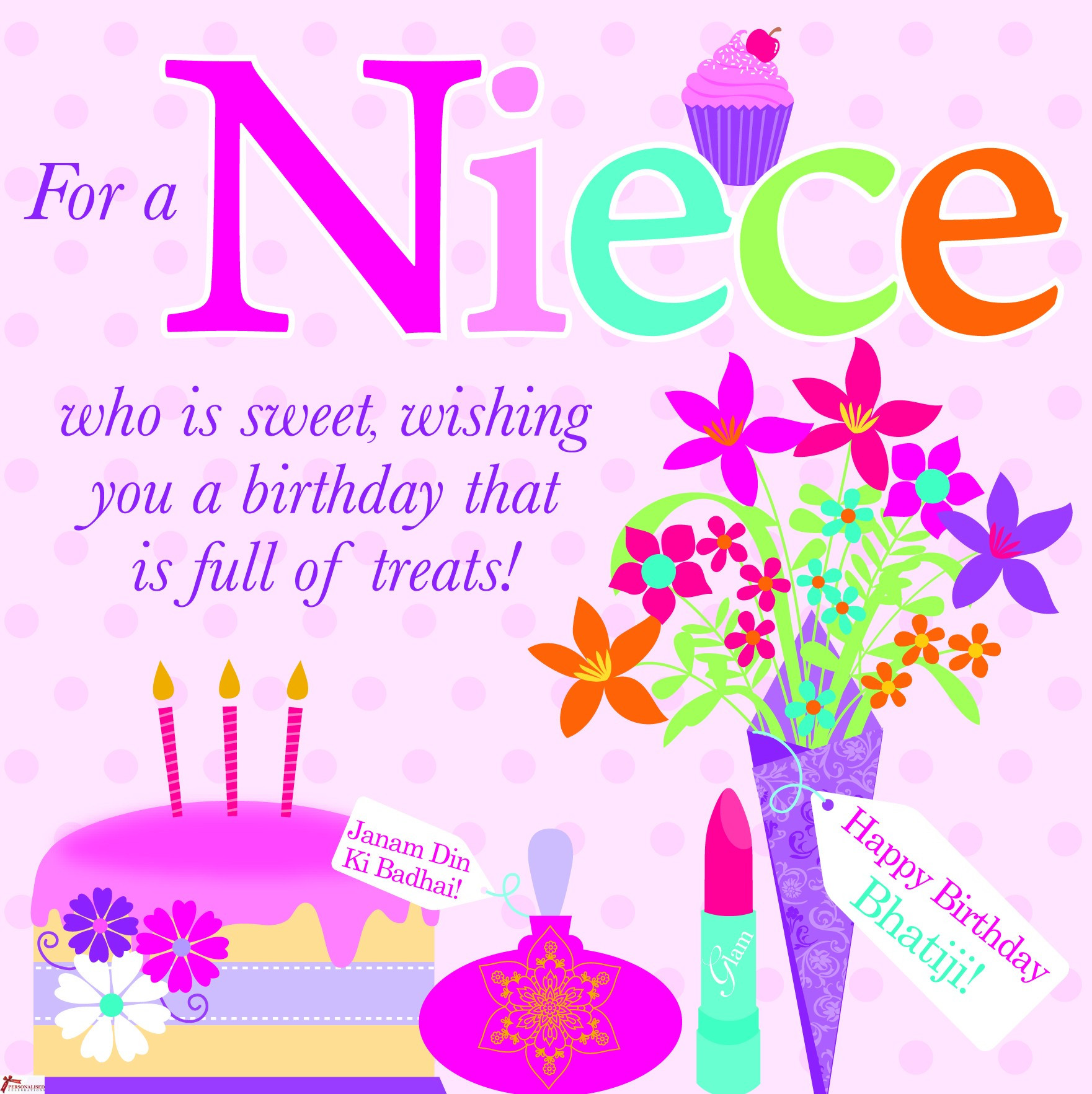 Funny Happy Birthday Quotes For Niece
 Birthday Card For Niece Quotes QuotesGram