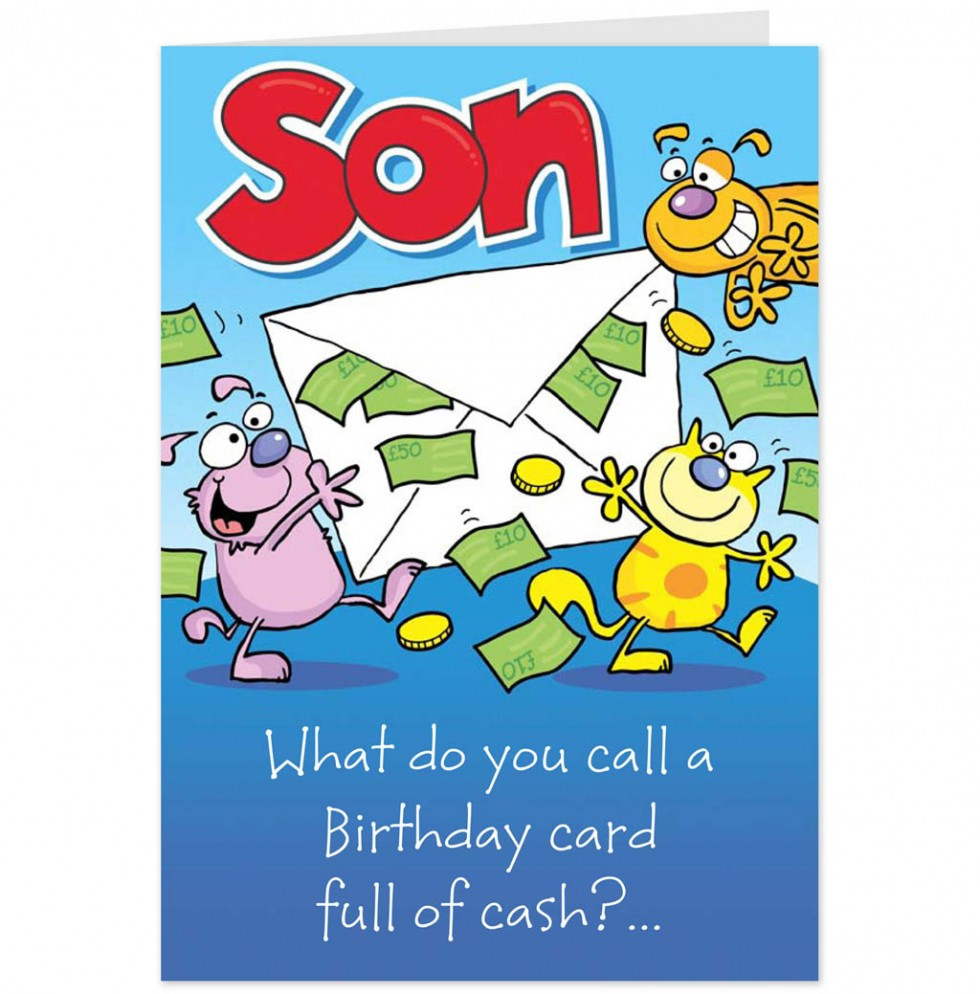 Funny Happy Birthday Quotes For Son
 funny birthday wishes son