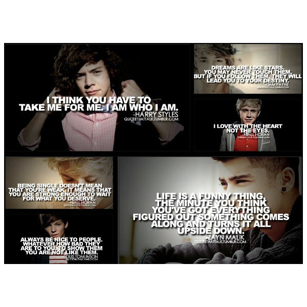 Funny One Direction Quotes
 e Direction Quotes liked on Polyvore