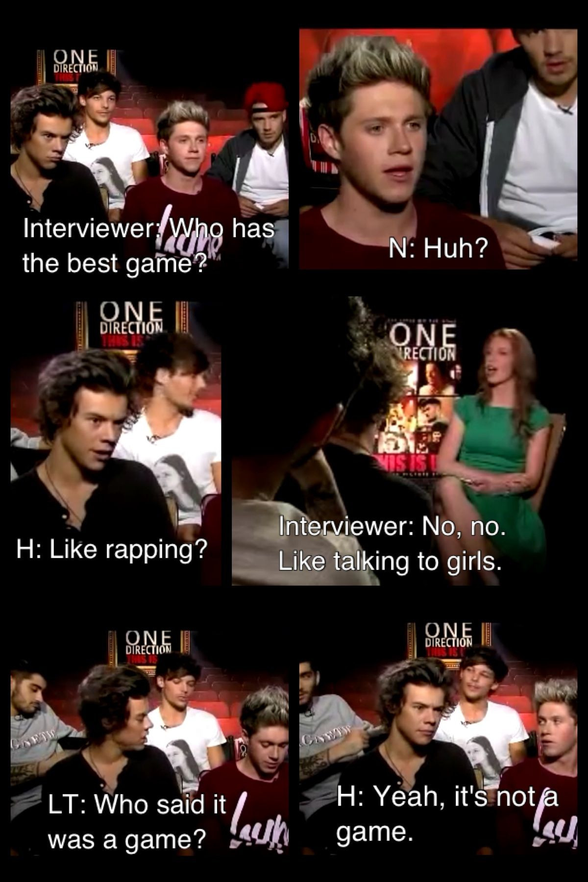 Funny One Direction Quotes
 Funny e Direction Interview 2013 This Is Us e