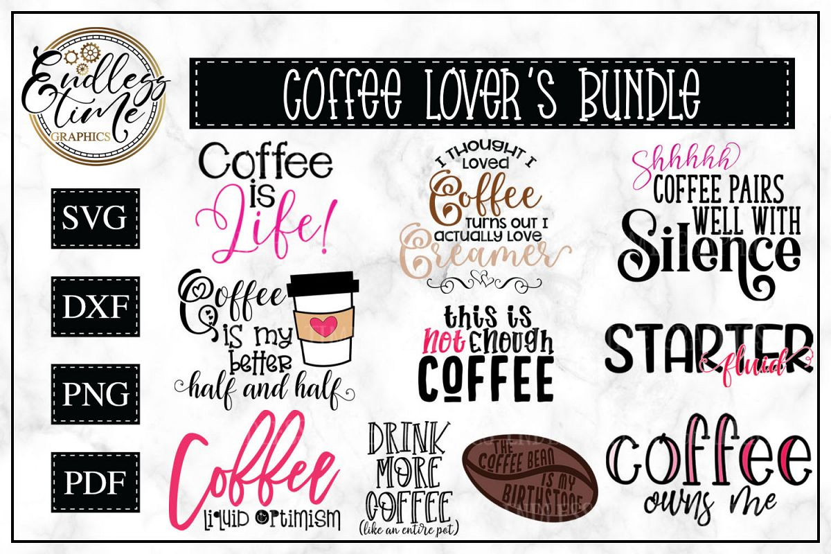Funny Quotes About Coffee
 Coffee Bundle 10 Funny Coffee Quotes for Coffee Lovers