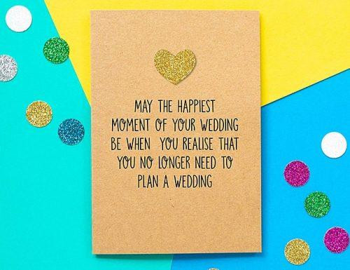 Funny Wedding Quotes For A Card
 18 Hilarious Examples For Funny Wedding Cards