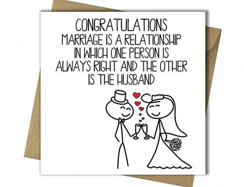 Funny Wedding Quotes For A Card
 18 Hilarious Examples For Funny Wedding Cards