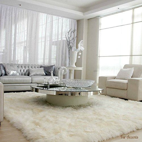 Furry Rugs For Living Room
 White Fur Living Room Rug Zion Star